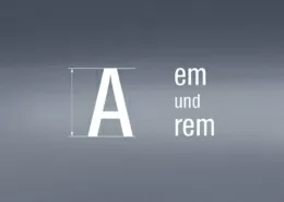 Vergleich von rem und em