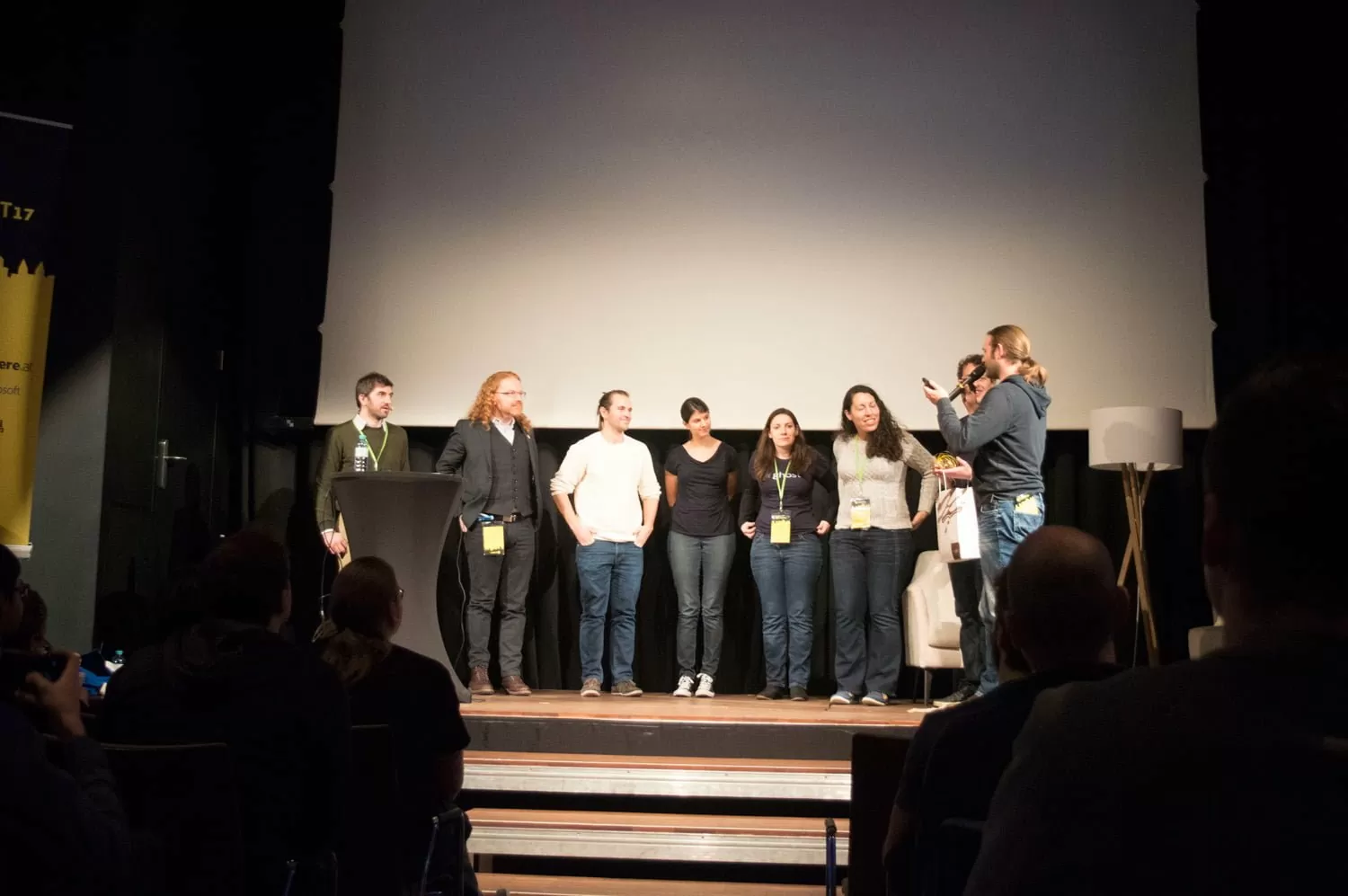 ScriptConf’17 JavaScript Konferenz in Linz, Österreich Sliderbild 3 Danksagung an die Redner