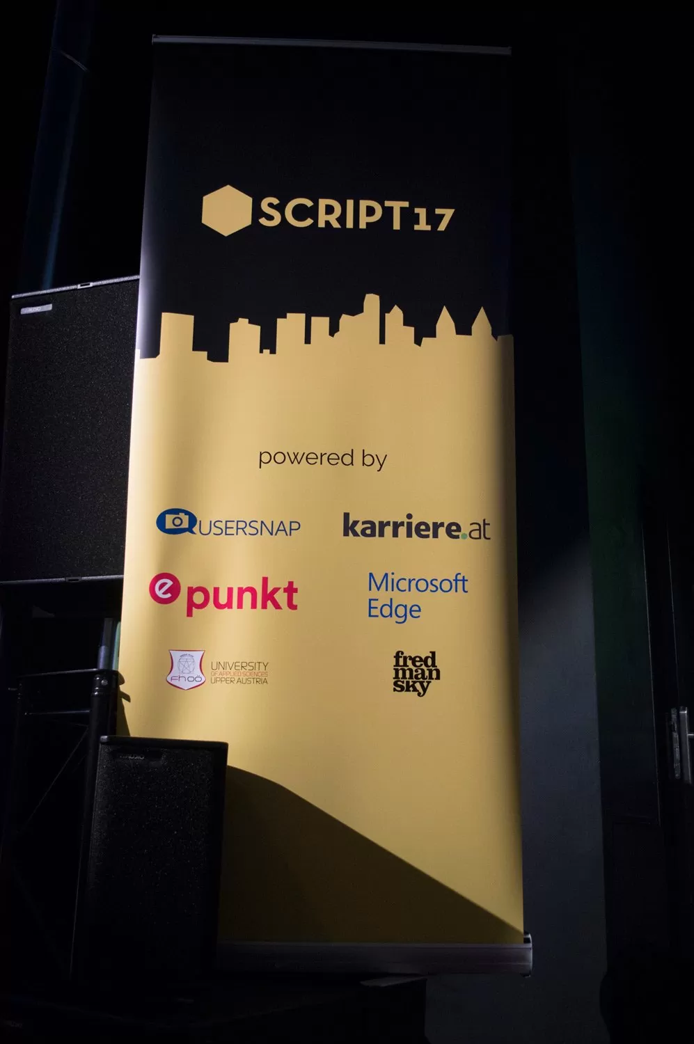 ScriptConf’17 JavaScript Konferenz in Linz, Österreich Sliderbild 4 Front- und Backend Entwicklung mit JavaScript.