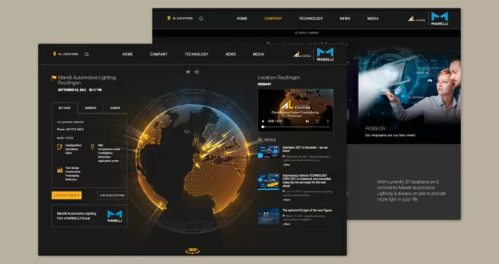 Automotive Lightning Webseite