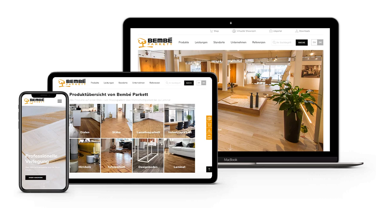 Ein Mockup von Bembé Ein Mockup von Bembé