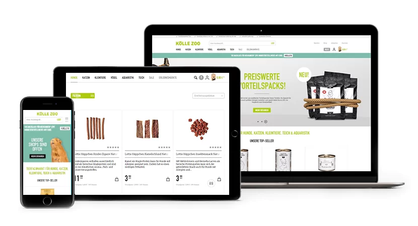 Kölle Zoo Seite Verschiedene Devices | Kölle Zoo