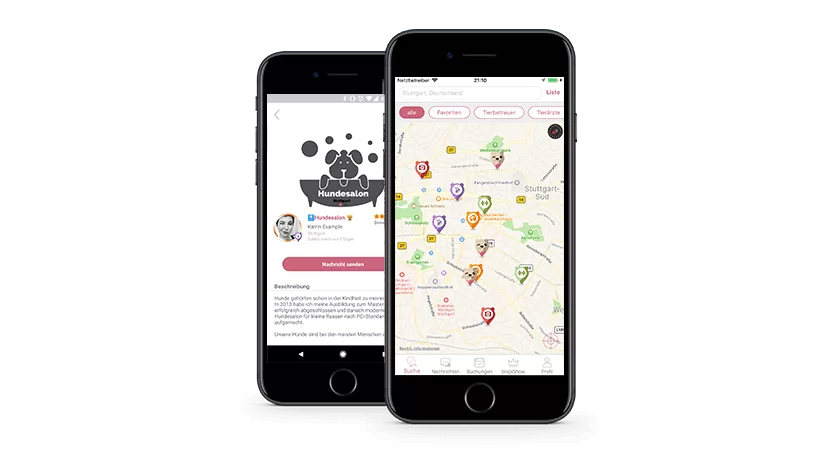 Blepi - vielfältige Möglichkeiten Blepi - Karte und Salon im iPhone