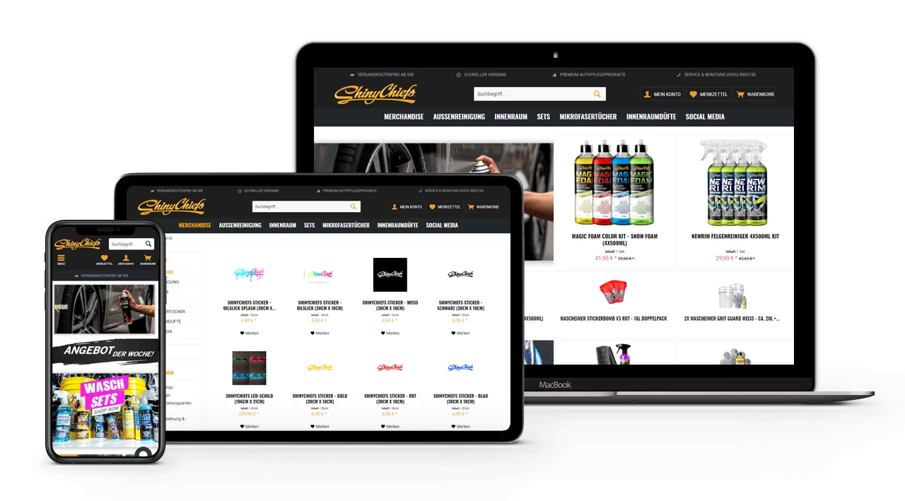 Ein Mockup von Shiny Chiefs Ein Mockup von Shiny Chiefs