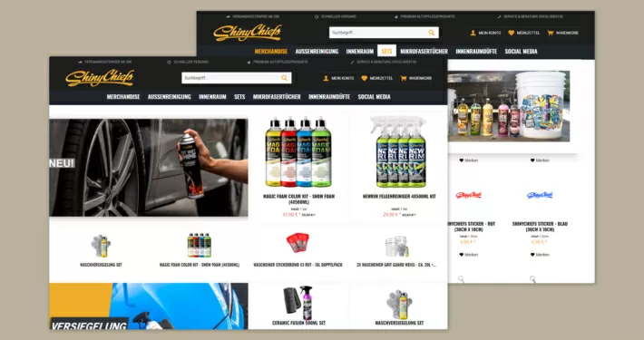 Shiny Chiefs Webseite