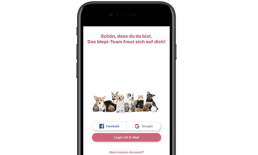 Blepi - Login Screen Blepi - Login Screen