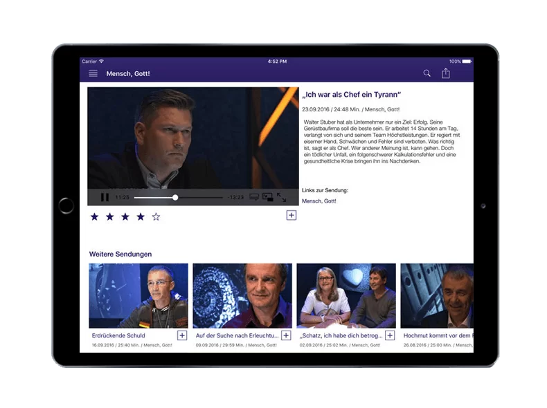 ERF Mediathek IPad ERF Mediathek IPad