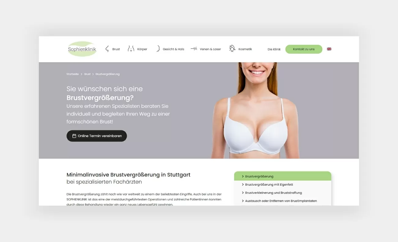 Sophienklinik Brustvergrößerung Referenz von der Brustvergrößerung bei Sophienklinik