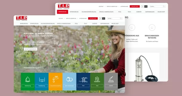 T.I.P Pumpen Webseite