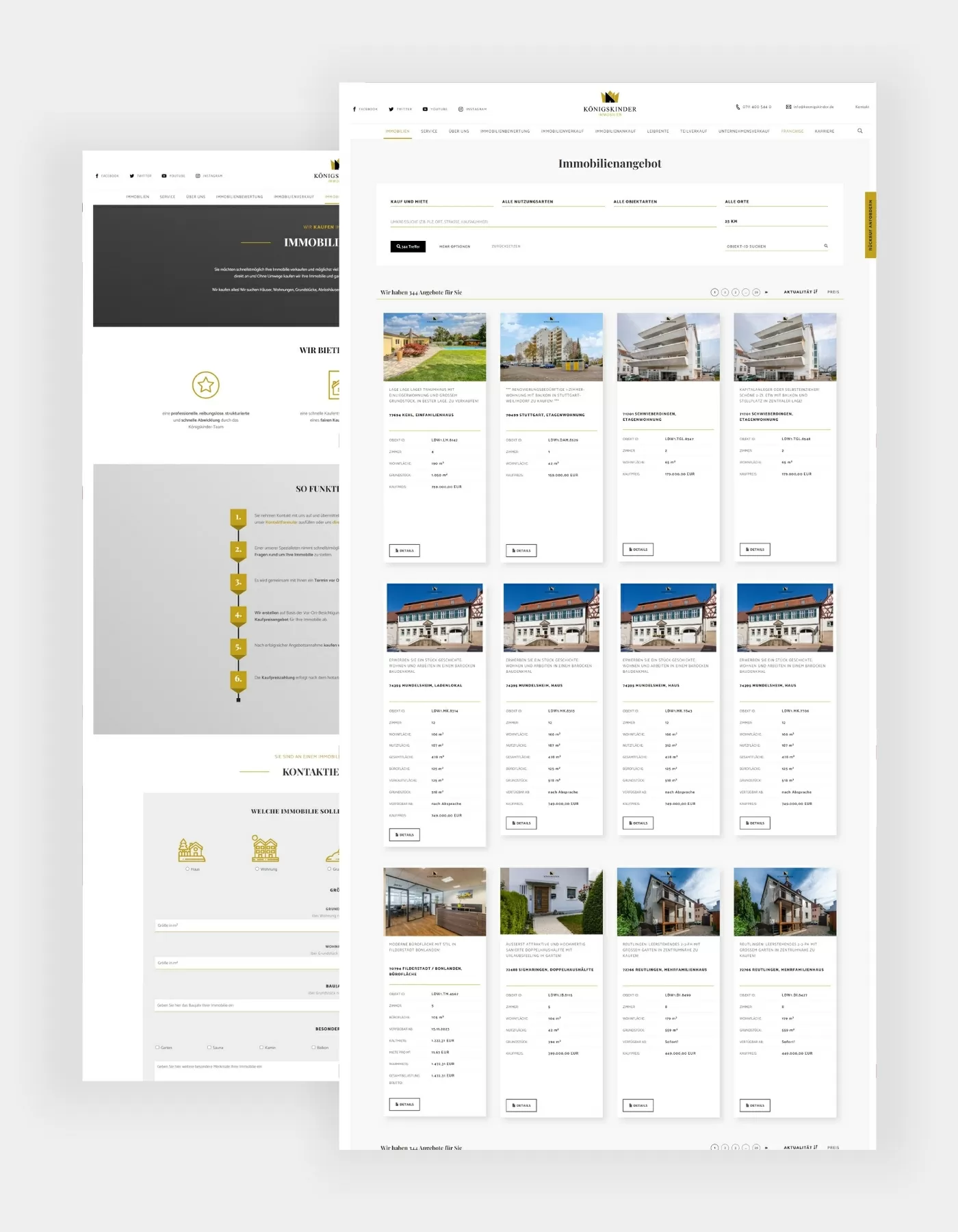 Königskinder Immobilienangebot Königskinder Immobilienangebot Mockup