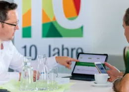 Bild einer Beratung im Besprechungsraum