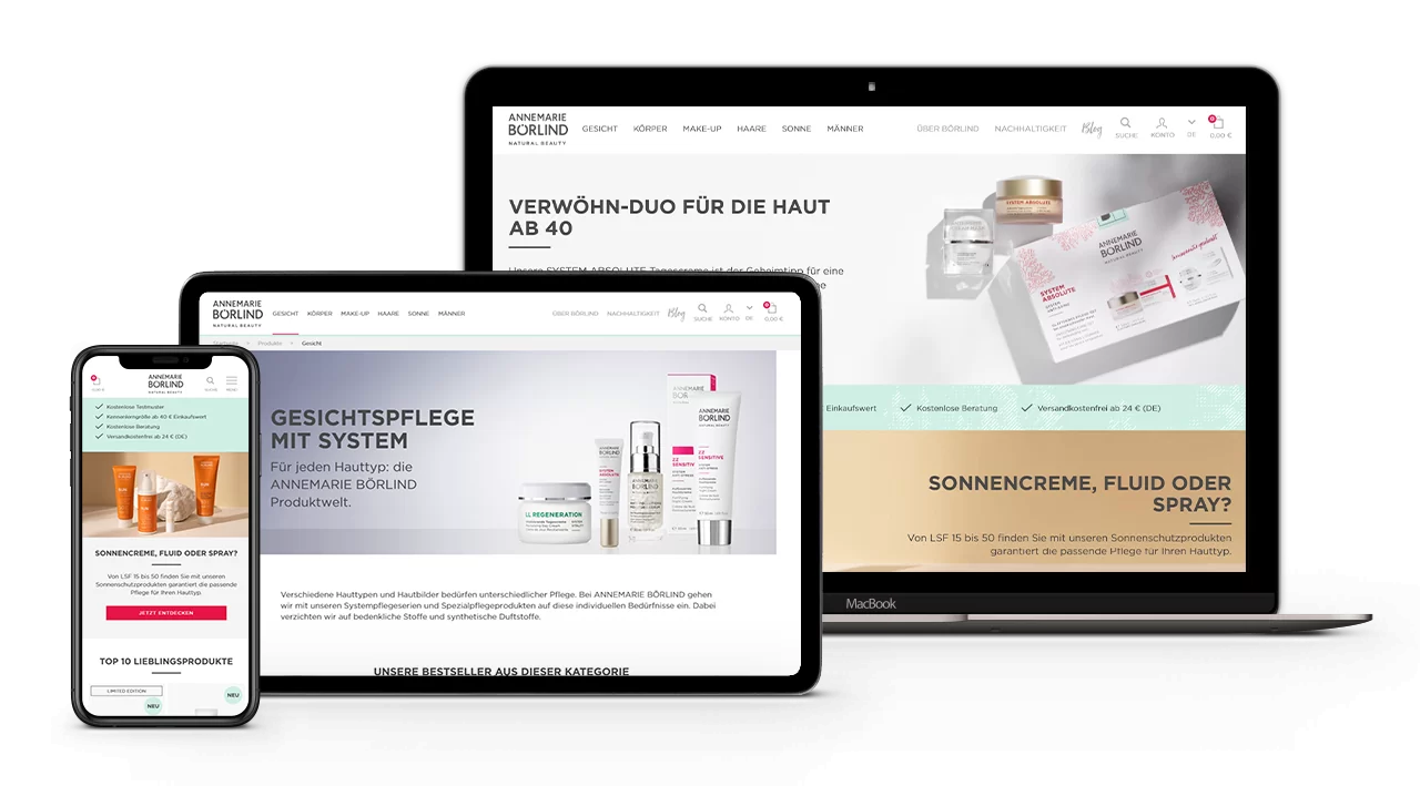 Ein Mockup von Annemarie Börlind Ein Mockup von Annemarie Börlind