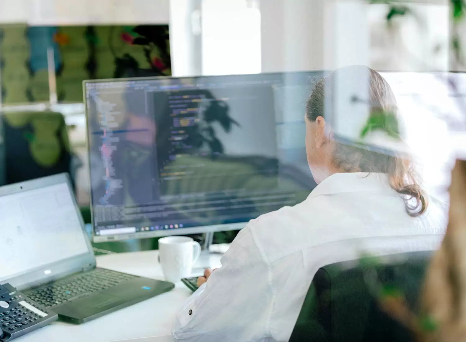 Arbeitsplatz Entwickler Programmierung von Online-Shops