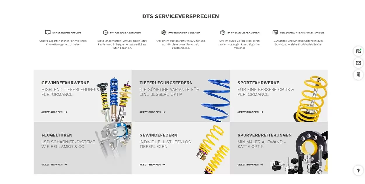 Startseite Webshop DTS Startseite Webshop DTS