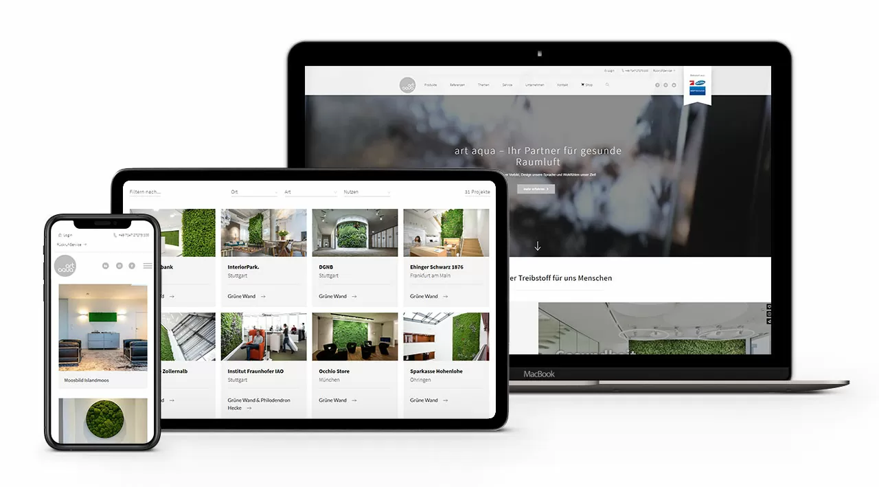 Relaunch für Artaqua Relaunch für Artaqua