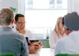 Gespräch über Digitalisierung