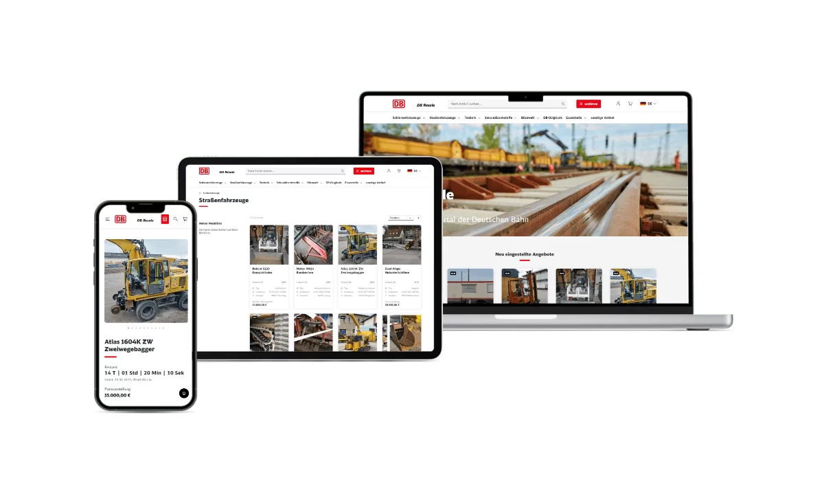 DB Resale Produktansicht und Übersicht DB Resale Produktansicht und Übersicht