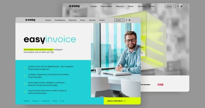 Startseite und Kategorieseite easyinvoice