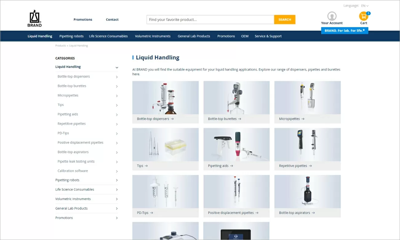 Brand Internationalisierung BRAND - englische Kategorie