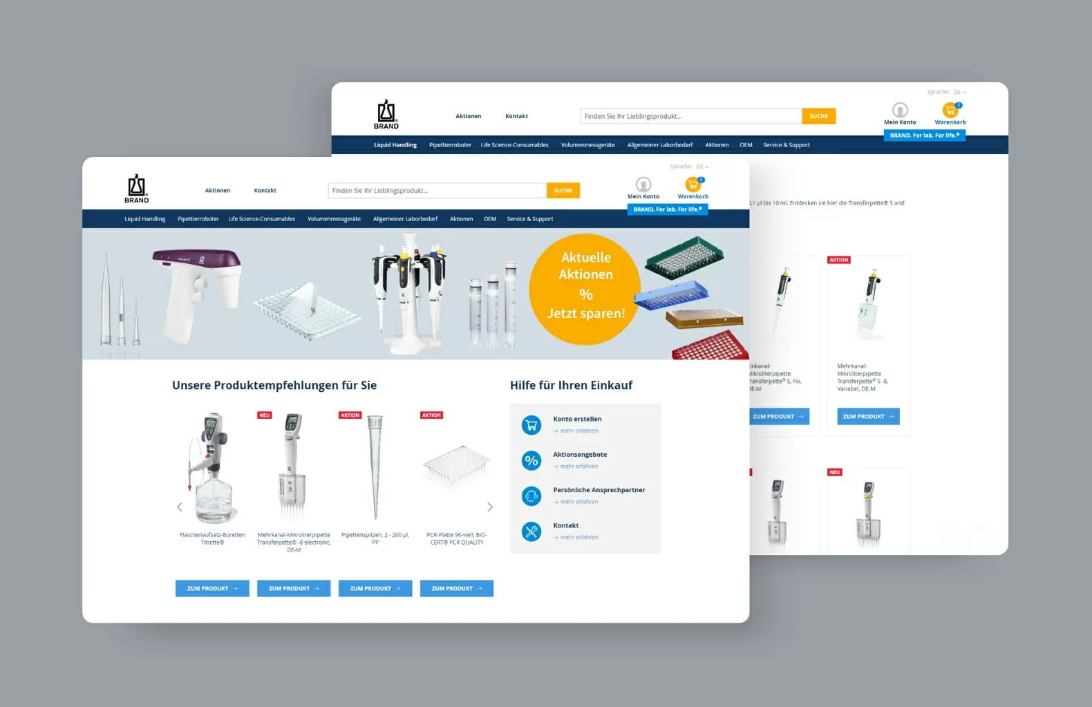 BRAND Webseite BRAND Webseite