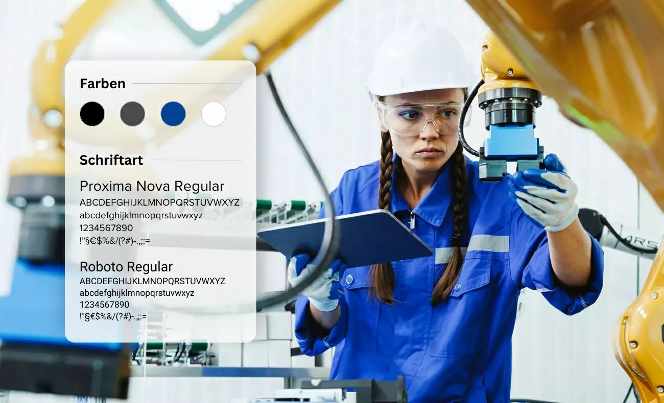 Pulspower Produktion Eine Mitarbeiterin von Puls Power während der Produktion.