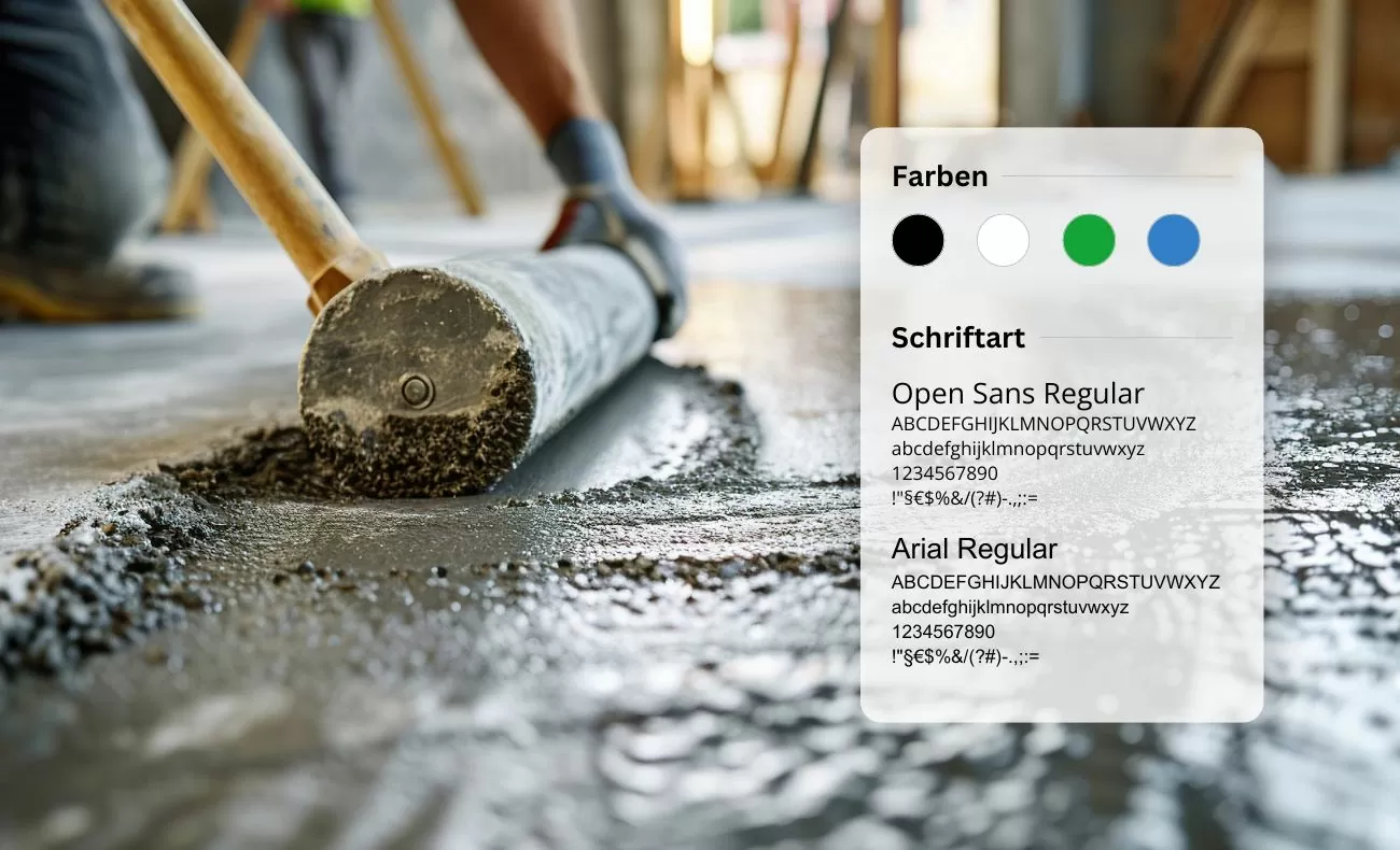 Chemotechnik Styleguide Chemotechniker Styleguide: Farben: schwarz, weiß, grün und blau. Schriftart: Open Sans Regular und Arial Regular