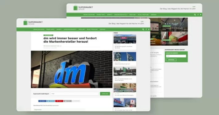 Teaser von Supermarkt Inside mit Darstellungen von den News